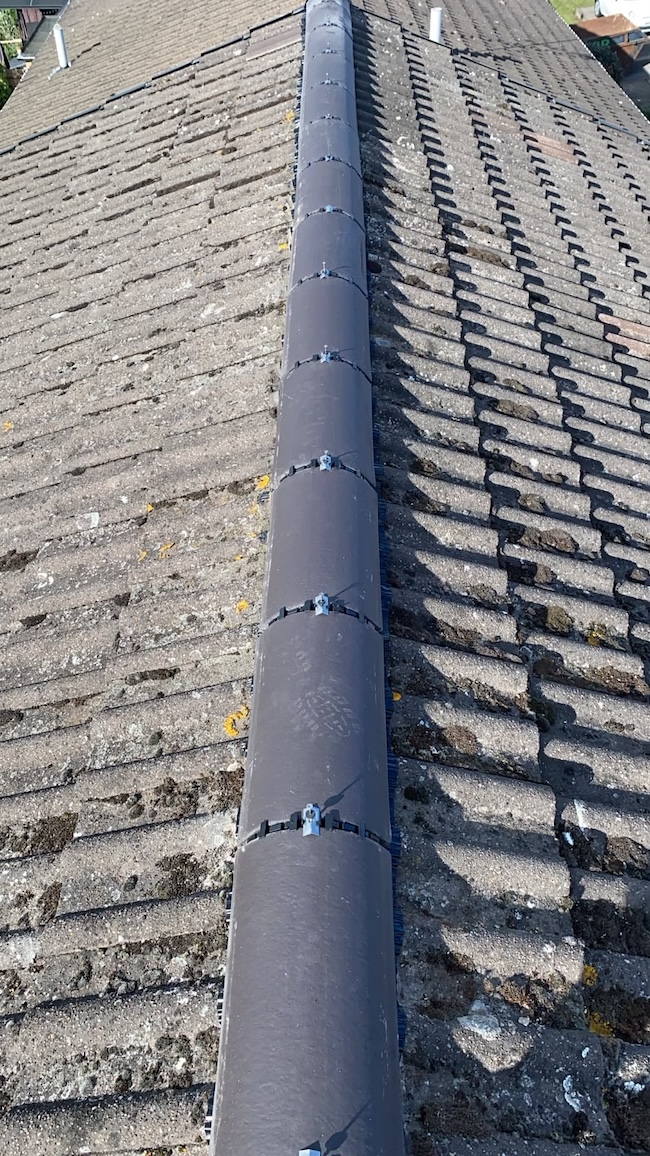 Completed dry ridge repair in York, West Yorkshire